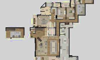 Imagem 4: Liberdade é você poder escolher o que fazer, do seu jeito: é decorar sua sala com pé-direi