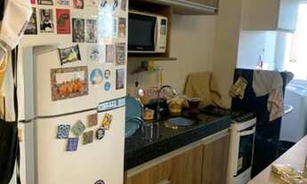 Imagem 7: Venda - Apartamento - 2 Dormitórios com armários sendo 1 suíte, Sala com sacada, cozinha