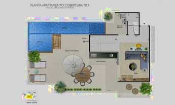 Imagem 4: Cobertura à venda, 4 quartos, 4 suítes, 4 vagas, Castelo - Belo Horizonte/MG