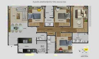 Imagem 4: Apartamento à venda, 4 quartos, 4 suítes, 2 vagas, Castelo - Belo Horizonte/MG