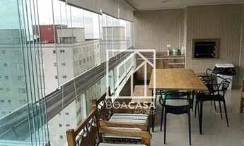 Imagem 2: Apartamento com 3 dormitórios à venda, 142 m² por R$ 1.080.000,00 - Vila Caiçara - Praia G