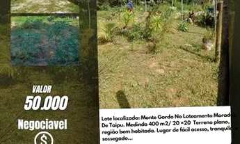 Imagem: Vende-se lote plano em Monte Gordo. No precinho