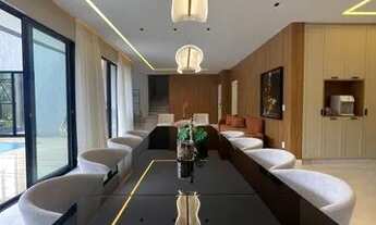 Imagem 6: Casa Alto Padrão 410m2 com 5 Suítes Porteira fechada Mobiliada em condomínio Jardins do la