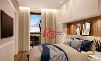 Imagem 7: Apartamento com 2 dormitórios, 1 siíte, à venda no bairro Aparecida - Santos/SP