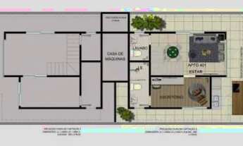 Imagem 5: ÁREA PRIVATIVA 03 QTOS 01 SUÍTE 02 VGS NO BAIRRO BARREIRO EM BELO HORIZONTE