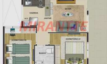 Imagem 3: Apartamento de 30.97m² com 2 quartos em Casa Verde