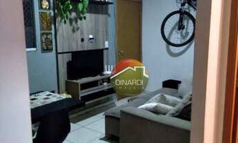 Imagem 2: Apartamento com 2 dormitórios à venda, 46 m² por R$ 200.000 - Jardim Manoel Penna - Ribeir