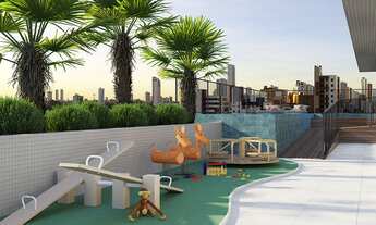 Imagem 3: Apartamentos de 02 e 03 quartos, prédio com elevador e área de lazer completa, no Bessa