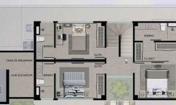 Imagem 5: Cobertura Top House com 3 suites e 4 vagas em Lourdes