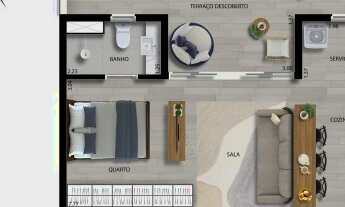 Imagem 7: Apartamento à venda, 1 quarto, 1 vaga, Vale do Sereno - Nova Lima/MG