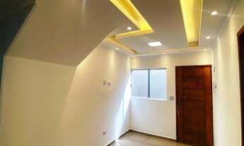 Imagem 6: Casa sobreposta alta, nova, com 2 dormitórios à venda, 43 m² por R$ 235.000 - Nova Mirim