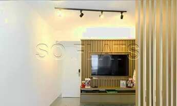 Imagem 2: Flat Paulista Wall Street disponível para locação com 48m², 1 dormitório e 1 vaga nos Jar