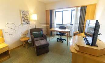 Imagem 4: Sol Alphaville com 36m², 1 dormitório e 1 vaga de garagem disponível para locação