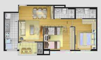 Imagem 4: Apartamento com Dormitorios em Fundação , São Caetano do Sul
