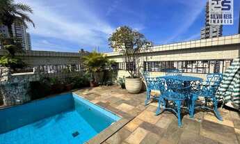 Imagem 3: Cobertura com 3 dormitórios à venda, 303 m² por R$ 1.350.000,00 - Pompéia - Santos/SP