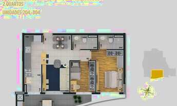 Imagem 5: APARTAMENTO com 2 dormitórios à venda por R$ 1.277.520,74 no bairro São Francisco - CURITI