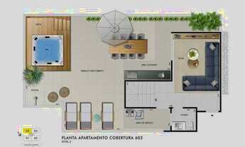 Imagem 2: Cobertura à venda, 4 quartos, 4 suítes, 4 vagas, Castelo - Belo Horizonte/MG