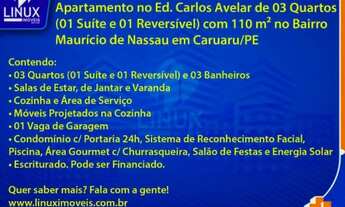 Imagem 2: Apartamento no Ed. Carlos Avelar em Caruaru/PE à Venda (AP1402-DV