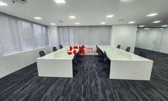 Imagem 3: Sala comercial na Berrini - 172m², mobiliada, 04 vagas