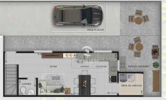 Imagem 5: Sobrado com 3 dormitórios à venda, 94 m² por R$ 680.000,00 - Parque das Nações - Santo And