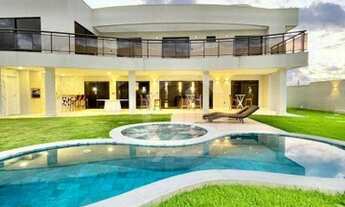 Imagem 4: Mansão em 2 lotes mobiliara e projetada no Condomínio Alphaville Ceará