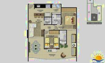 Imagem 7: Apartamento à venda 2 Quartos, 2 Suites, 2 Vagas, 88M², CENTRO, GUARAPARI - ES