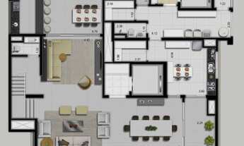 Imagem 6: BEYOND JARDINS - Cobertura Duplex - 4 suítes - 475 m² - 5 vagas