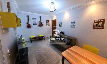 Imagem 2: Apartamento com 2 dormitórios à venda, 65 m² por R$ 375.000,00 - Vila Eldízia - Santo Andr