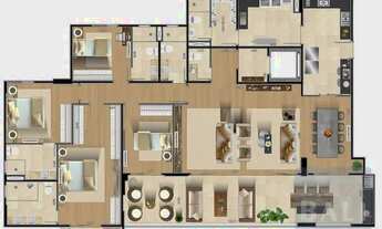 Imagem 2: Apartamento à venda, 211 m² por R$ 1.212.000,00 - Jardim das Nações - Taubaté/SP