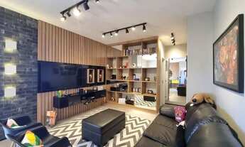 Imagem 2: Apartamento com 2 suítes, mobiliado, à venda, 80 m² por R$ 620.000 - Cézar de Souza - Mog