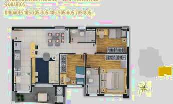 Imagem 7: APARTAMENTO com 2 dormitórios à venda por R$ 1.277.520,74 no bairro São Francisco - CURITI