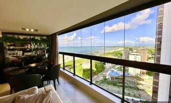 Imagem 2: Apartamento com 3 quartos TODO MOBILIADO no Altiplano - VISTA MAR DEFINITIVA