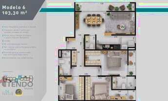 Imagem 3: Apartamento à venda, 103 m² por R$ 930.901,60 - Residencial Vila do Parque - Indaiatuba/SP