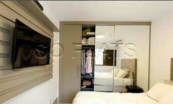 Imagem 7: Flat Paulista Wall Street disponível para locação com 48m², 1 dormitório e 1 vaga nos Jar