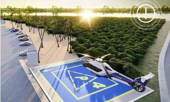 Imagem 4: Loteamento de alto padrão as margens da lagoa com Marina privativa