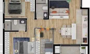 Imagem 2: Apartamento 3 quartos 1 suíte à venda no bairro Bacacheri