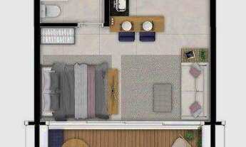 Imagem: Studio com 1 dormitório à venda, 41 m²