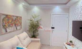 Imagem 2: Apartamento com 2 dormitórios à venda, 64 m² por R$ 561.800,00 - Marapé - Santos/SP