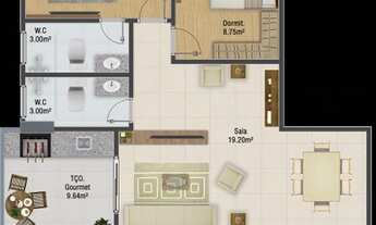 Imagem 5: APARTAMENTO GUILHERMINA - PRAIA GRANDE SP