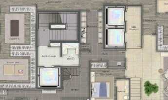 Imagem 3: Apartamento 4 Quartos e 4 Suítes à Venda na Vila da Serra