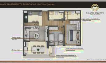 Imagem 5: Lançamento de apartamento 1 quadra do metrô praça da Árvore. 45m 63m 79m²