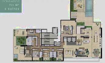 Imagem 5: BUENO BRANDÃO 257 - VILA NOVA CONCEIÇÃO - Venda - 500 m² - 5 Suítes - 5 Vagas