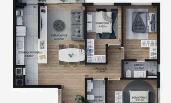 Imagem 2: 6880 Apartamento com 3 dormitórios