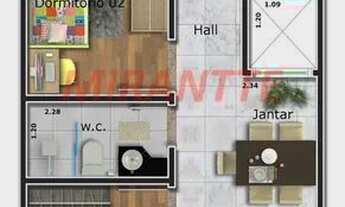 Imagem 6: Apartamento de 33m² com 1 quartos em Vila Carrao