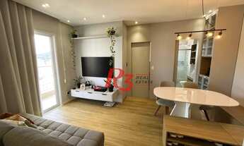 Imagem 2: Studio com 1 dormitório à venda, 44 m² por R$ 640.000,00 - Campo Grande - Santos/SP