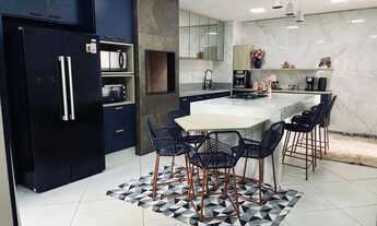 Imagem 3: Casa Moderna de Esquina no Jardim América Bauru 3 Quartos (2 Suítes