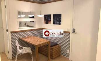 Imagem 2: Mobiliado! Metrô Luz, 1 dormitório, varanda grill, 1 vaga de garagem e muito lazer!