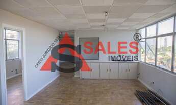 Imagem 2: Ótima sala comercial 80m², com escritório , ar condicionado, 3 salas, banheiro, armários e