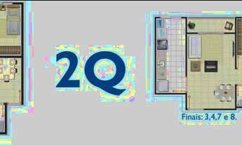 Imagem 3: Apartamento possui 60 m² com 02 Quartos sendo 01 suíte em Jardim Nova Esperança - Goiânia