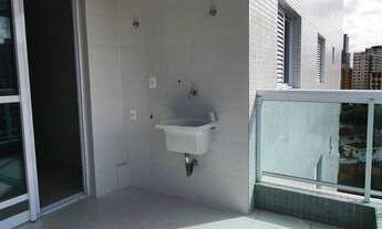 Imagem 5: Apartamento de 104,64m² com 3 dormitórios sendo 1 suíte e 2 vagas de garagem - Santos/SP